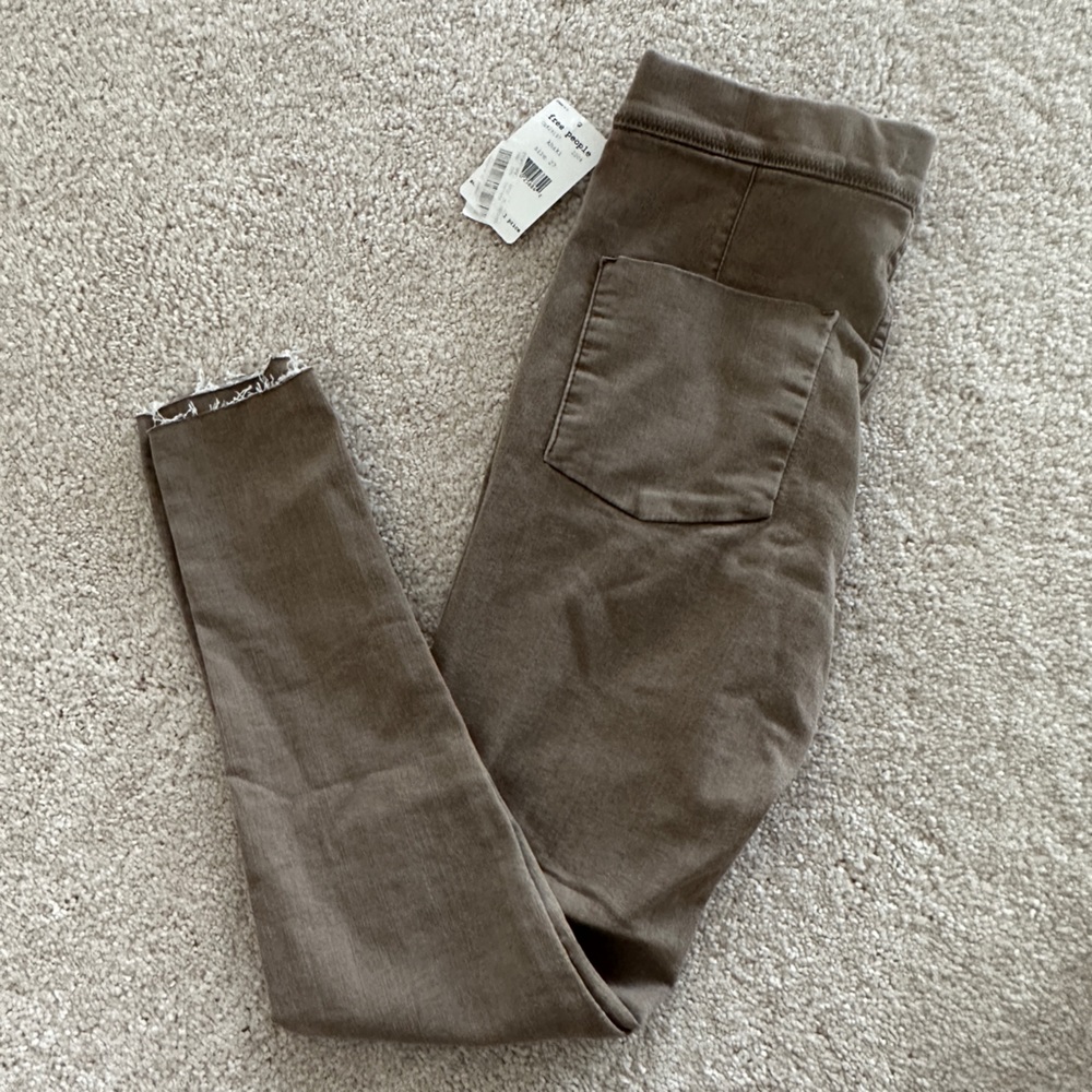Free people tan/light brown pants
